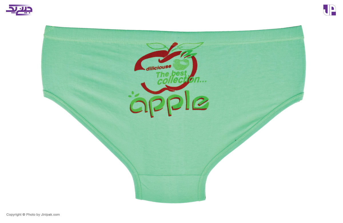 فروش عمده شورت زنانه نخ پنبه پشت چاپ رنگی تولیدی میری طرح سیب با ارسال رایگان به سراسر کشور