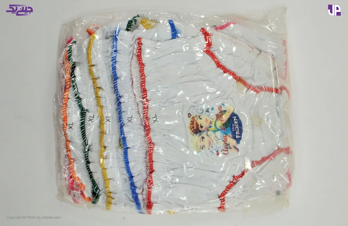 شورت دخترانه اسلیپ نخی دور رنگی عمده 