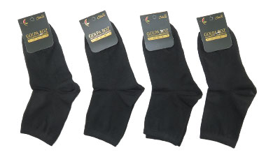 مشخصات، قیمت و خرید عمده جوراب نیم ساق اسپرت زنانه و مردانه طرح مشکی ساده