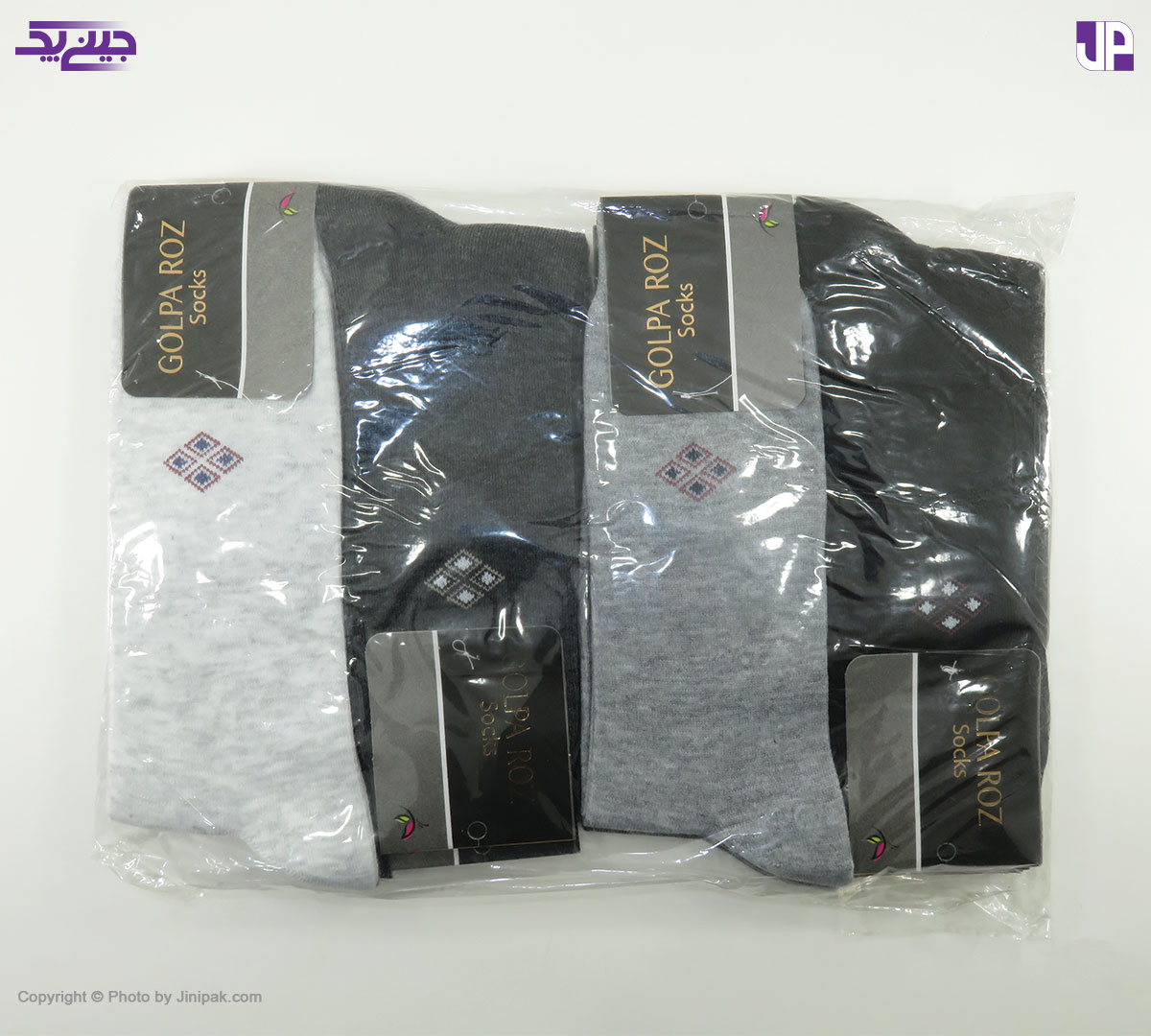 مشخصات، قیمت و خرید عمده جوراب کامپیوتری مردانه ساق بلند طرح لوزی مربع