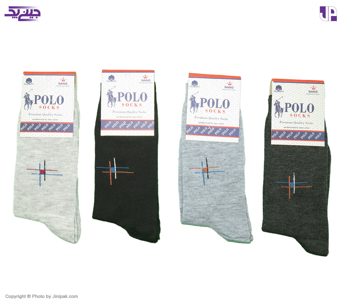 مشخصات، قیمت و خرید عمده جوراب نخی کامپیوتری مردانه ساق بلند طرح مربع رنگی